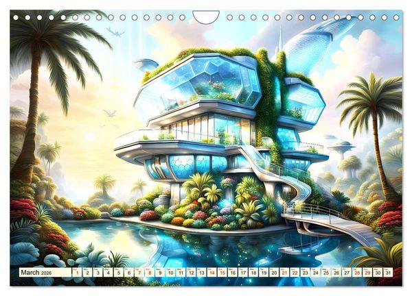Produktbild: Glass and steel architecture (Wall Calendar 2026 DIN A4 landscape), CALVENDO 12 Month Wall Calendar