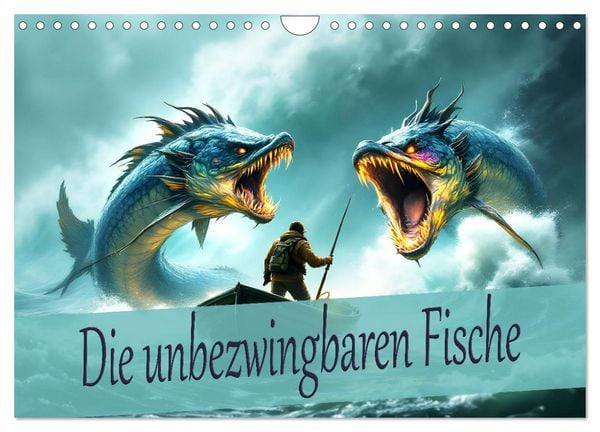 Produktbild: Die unbezwingbaren Fische (Wandkalender 2026 DIN A4 quer), CALVENDO Monatskalender