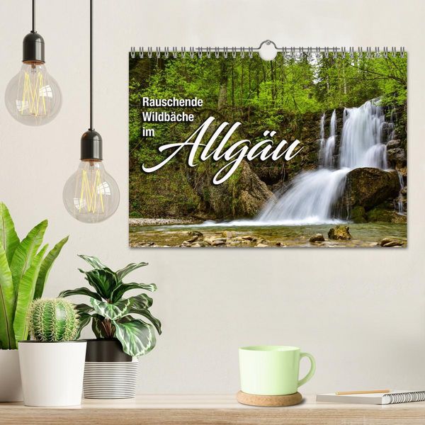 Produktbild: Rauschende Wildb&auml;che im Allg&auml;u (Wandkalender 2026 DIN A4 quer), CALVENDO Monatskalender