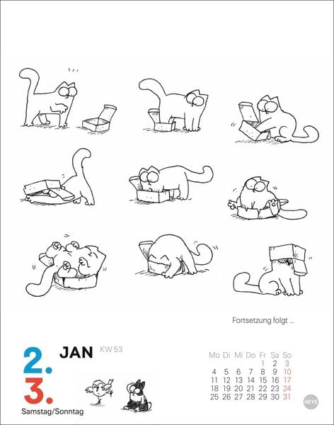 Produktbild: Simons Katze Tagesabrei&szlig;kalender 2027