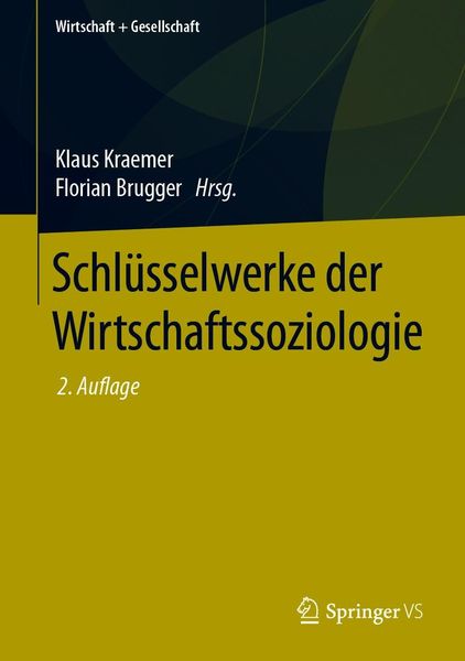 Produktbild: Schl&uuml;sselwerke der Wirtschaftssoziologie