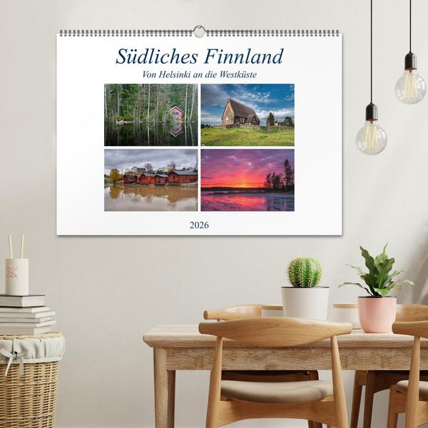 Produktbild: S&uuml;dliches Finnland (Wandkalender 2026 DIN A2 quer), CALVENDO Monatskalender