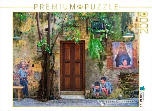 CALVENDO Puzzle China Town, Kuala Lumpur | 2000 Teile Lege-Größe 90 × 67 cm Foto-Puzzle für glückliche Stunden