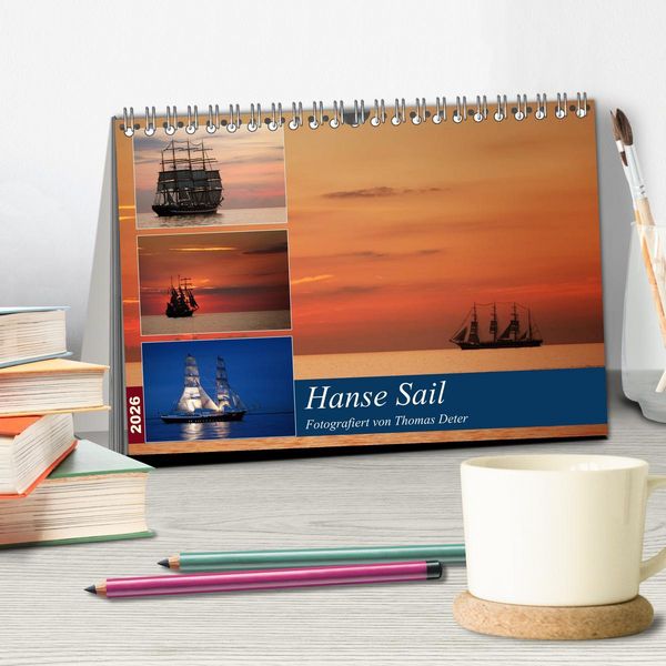 Produktbild: Hanse Sail (Tischkalender 2026 DIN A5 quer), CALVENDO Monatskalender