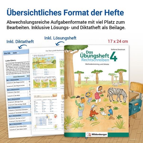 Produktbild: Das &Uuml;bungsheft Rechtschreiben 4