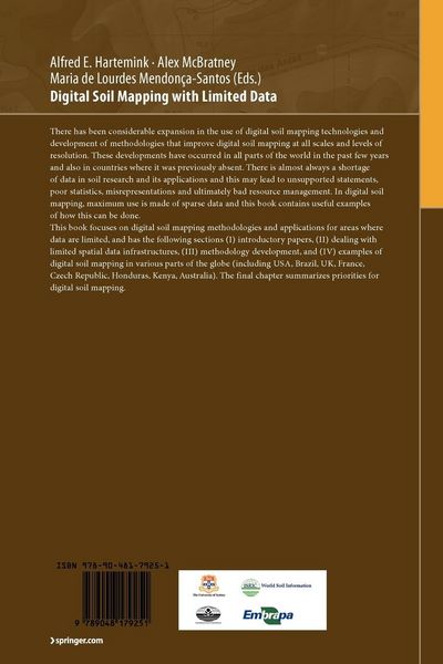 Produktbild: Digital Soil Mapping with Limited Data