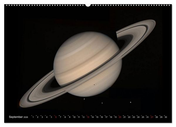 Produktbild: Sonne, Monde und Planeten (hochwertiger Premium Wandkalender 2026 DIN A2 quer), Kunstdruck in Hochglanz