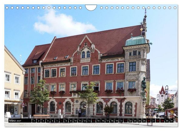 Produktbild: Das Allg&auml;u - Seine malerischen Altst&auml;dte (Wandkalender 2027 DIN A4 quer), CALVENDO Monatskalender
