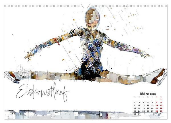 Produktbild: Olympische Luftspr&uuml;nge (Wandkalender 2026 DIN A3 quer), CALVENDO Monatskalender