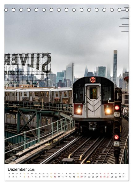 Produktbild: New York, Facetten einer Stadt (Tischkalender 2026 DIN A5 hoch), CALVENDO Monatskalender