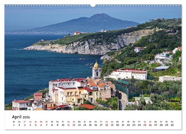 Produktbild: S&uuml;ditalien - Von Kampanien nach Apulien (hochwertiger Premium Wandkalender 2026 DIN A2 quer), Kunstdruck in Hochglanz