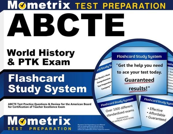 Produktbild: Abcte World History & Ptk Exam Flashcard Study System