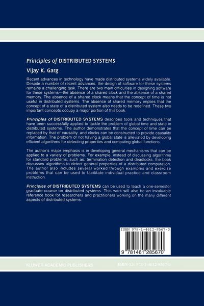 Produktbild: Principles of Distributed Systems