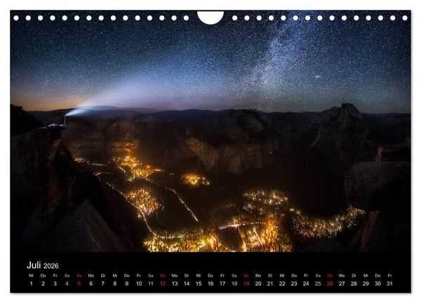 Produktbild: Sternensucher - Landschaft unter Sternen (Wandkalender 2026 DIN A4 quer), CALVENDO Monatskalender