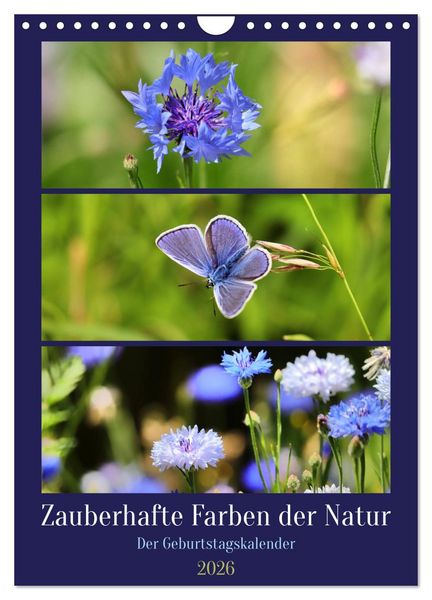 Produktbild: Zauberhafte Farben der Natur (Wandkalender 2026 DIN A4 hoch), CALVENDO Monatskalender