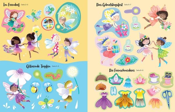 Produktbild: Mein erstes Glitzer-Stickerbuch: Funkelnde Feen