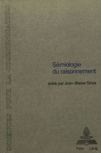 Produktbild: S&eacute;miologie du raisonnement
