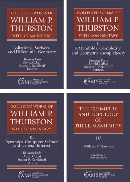 Produktbild: Collected Works of William P. Thurston with Commentary (The Set)
