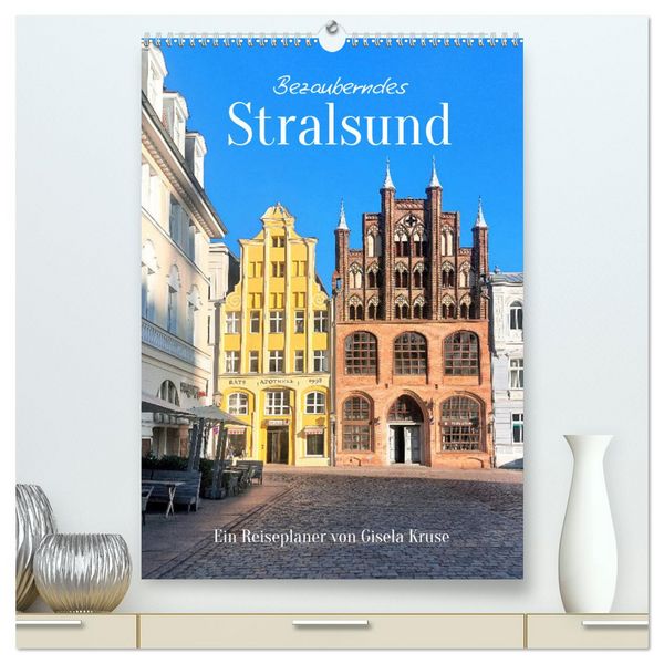 Produktbild: Bezauberndes Stralsund (hochwertiger Premium Wandkalender 2026 DIN A2 hoch), Kunstdruck in Hochglanz