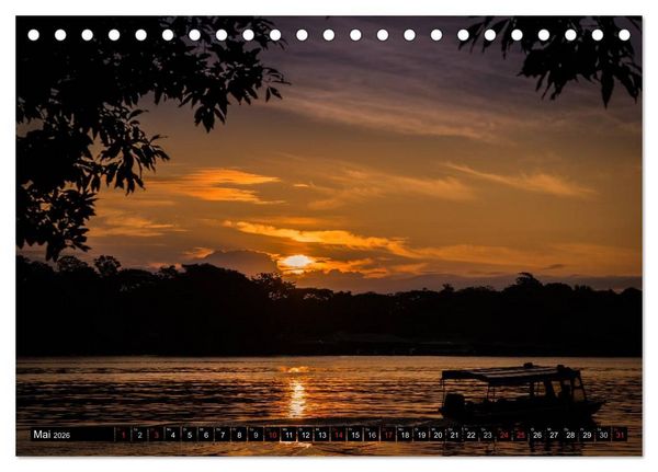 Produktbild: COSTA RICA Farben und Licht (Tischkalender 2026 DIN A5 quer), CALVENDO Monatskalender