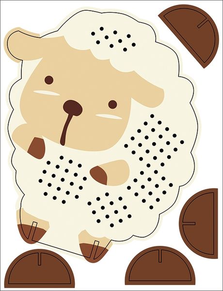 Produktbild: URSUS Sticken Kreuzstich-Bastelset Schaf