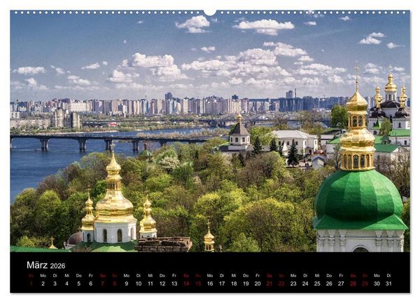 Produktbild: Unterwegs in Kiew (Wandkalender 2026 DIN A2 quer), CALVENDO Monatskalender