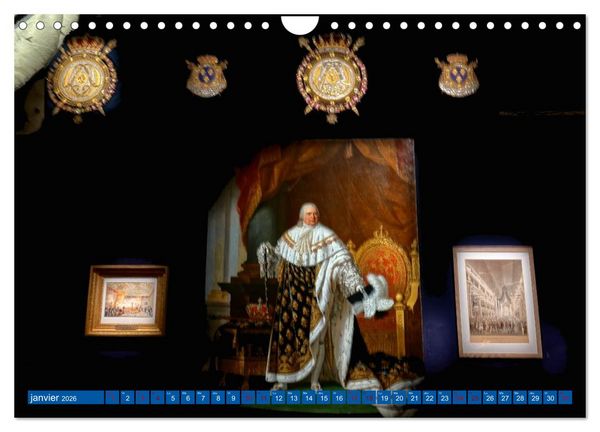 Produktbild: Le dernier sacre d'un Roi de France : Charles X (Calendrier mural 2026 DIN A4 vertical), CALVENDO calendrier mensuel
