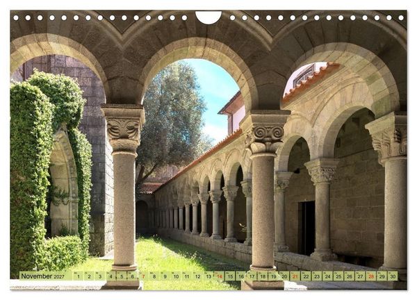 Produktbild: Cidade Guimar&atilde;es (Wandkalender 2027 DIN A4 quer), CALVENDO Monatskalender