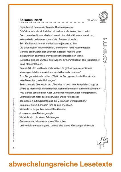 Produktbild: Lesetandems Demokratie: Meinungsbildung und Fake News