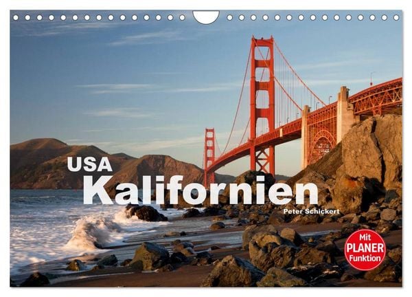 Produktbild: Kalifornien USA (Wandkalender 2026 DIN A4 quer), CALVENDO Monatskalender