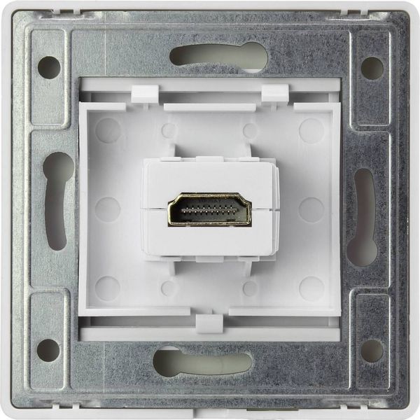 Produktbild: Renkforce RF-4724906 HDMI Adapter [1x HDMI-Buchse - 1x HDMI-Buchse] Wei&szlig; vergoldete Steckkontakte