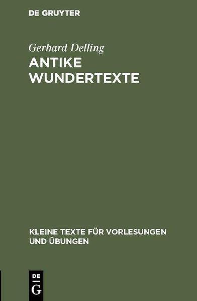 Produktbild: Antike Wundertexte