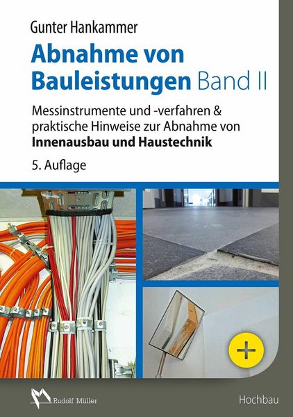 Produktbild: Abnahme von Bauleistungen Band II - E-Book (PDF)