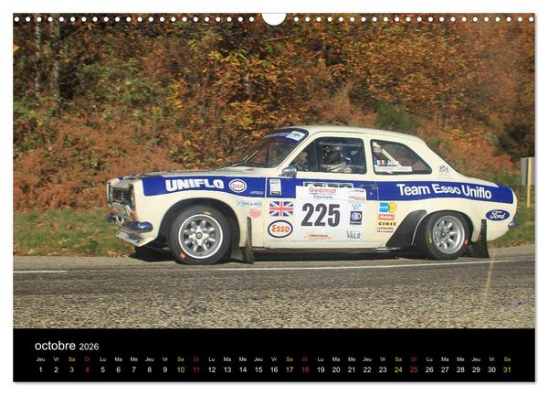 Produktbild: Rallye Vieilles Voitures (Calendrier mural 2026 DIN A3 vertical), CALVENDO calendrier mensuel