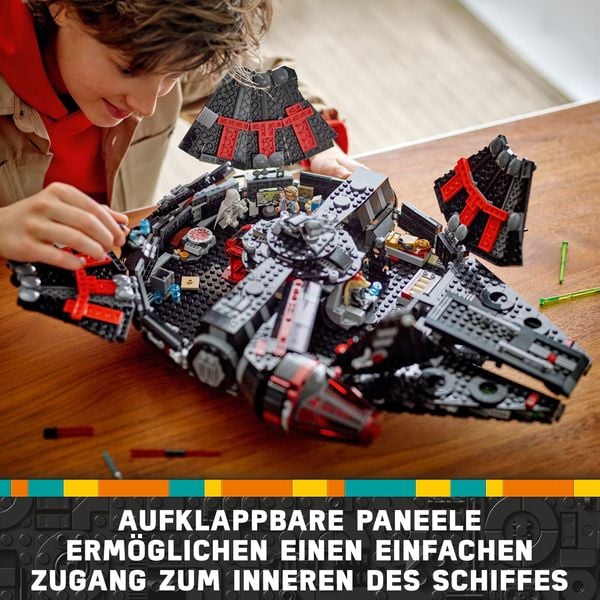 Produktbild: LEGO Star Wars 75389 Dunkler Millennium Falke - Spielzeug für Kinder