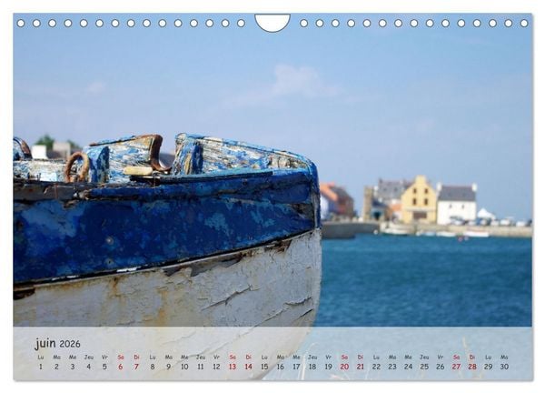 Produktbild: Bretagne Ambiance d'un cimeti&egrave;re &agrave; bateaux (Calendrier mural 2026 DIN A4 vertical), CALVENDO calendrier mensuel