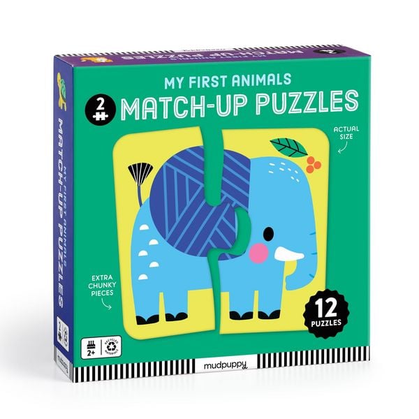Produktbild: My First Animals 2 Piece Match-up Puzzles