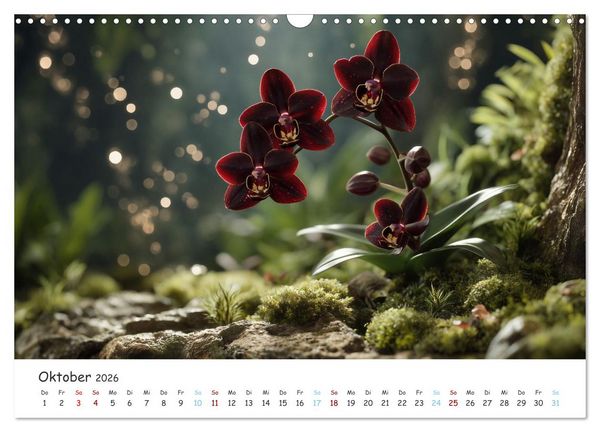 Produktbild: Im Schatten der Orchidee (Wandkalender 2026 DIN A3 quer), CALVENDO Monatskalender