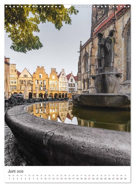 Produktbild: M&uuml;nster - Stadt und Natur (Wandkalender 2026 DIN A3 hoch), CALVENDO Monatskalender