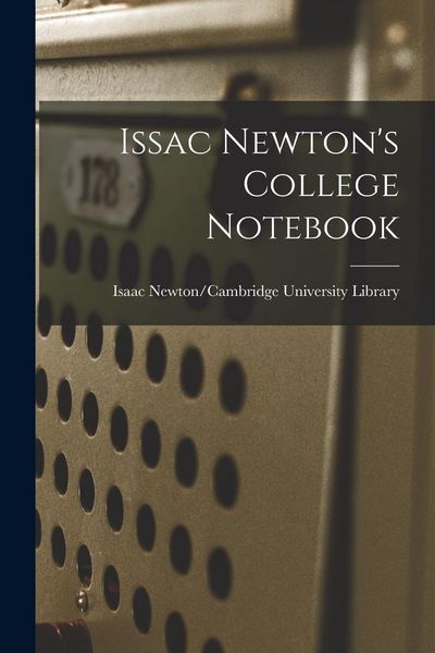 Produktbild: Issac Newton's College Notebook