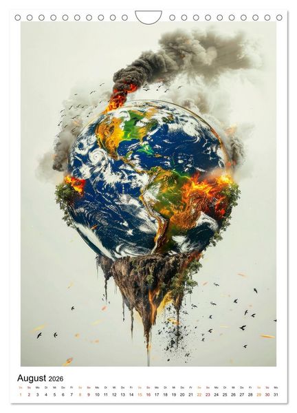 Produktbild: Unsere Umwelt leidet (Wandkalender 2026 DIN A4 hoch), CALVENDO Monatskalender