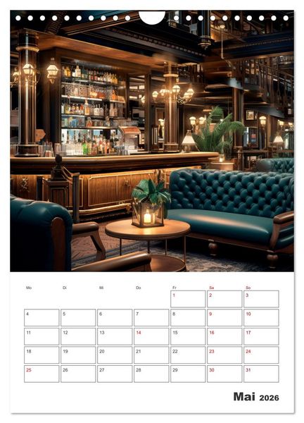 Produktbild: Bar- und Lounge-Atmosph&auml;re (Wandkalender 2026 DIN A4 hoch), CALVENDO Monatskalender