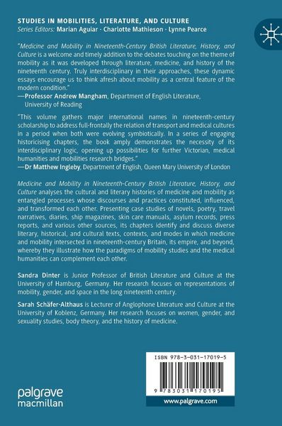 Produktbild: Medicine and Mobility in Nineteenth-Century British Literature, History, and Culture