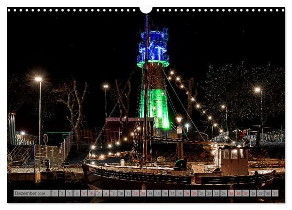 Produktbild: Seebad B&uuml;sum (Wandkalender 2026 DIN A3 quer), CALVENDO Monatskalender