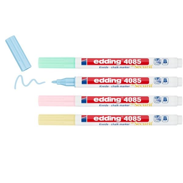 Produktbild: Edding Kreidemarker 4085 pastell 4er Set