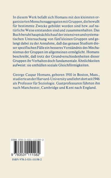 Produktbild: Theorie der sozialen Gruppe
