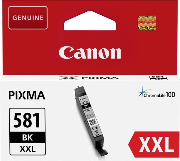 Canon Druckerpatrone CLI-581BK XXL Original Foto Schwarz 1998C001