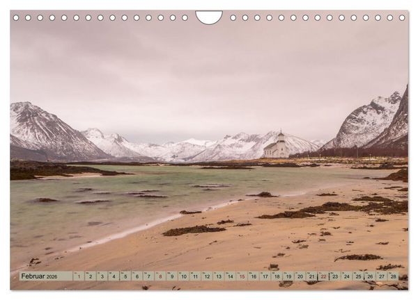 Produktbild: Lofoten ...ein Wintertraum (Wandkalender 2026 DIN A4 quer), CALVENDO Monatskalender