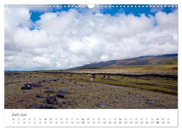 Produktbild: Ecuador - Regenwald und Vulkane (Wandkalender 2026 DIN A3 quer), CALVENDO Monatskalender