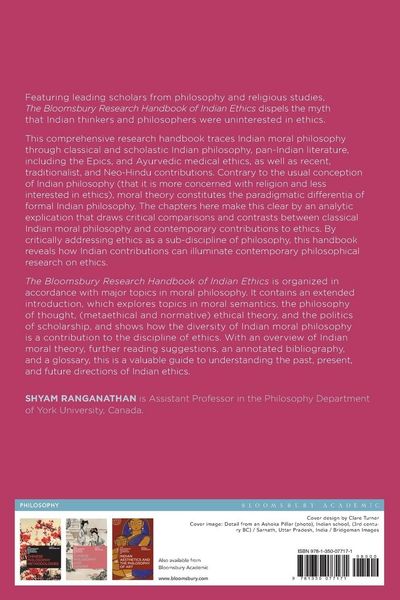 Produktbild: The Bloomsbury Research Handbook of Indian Ethics